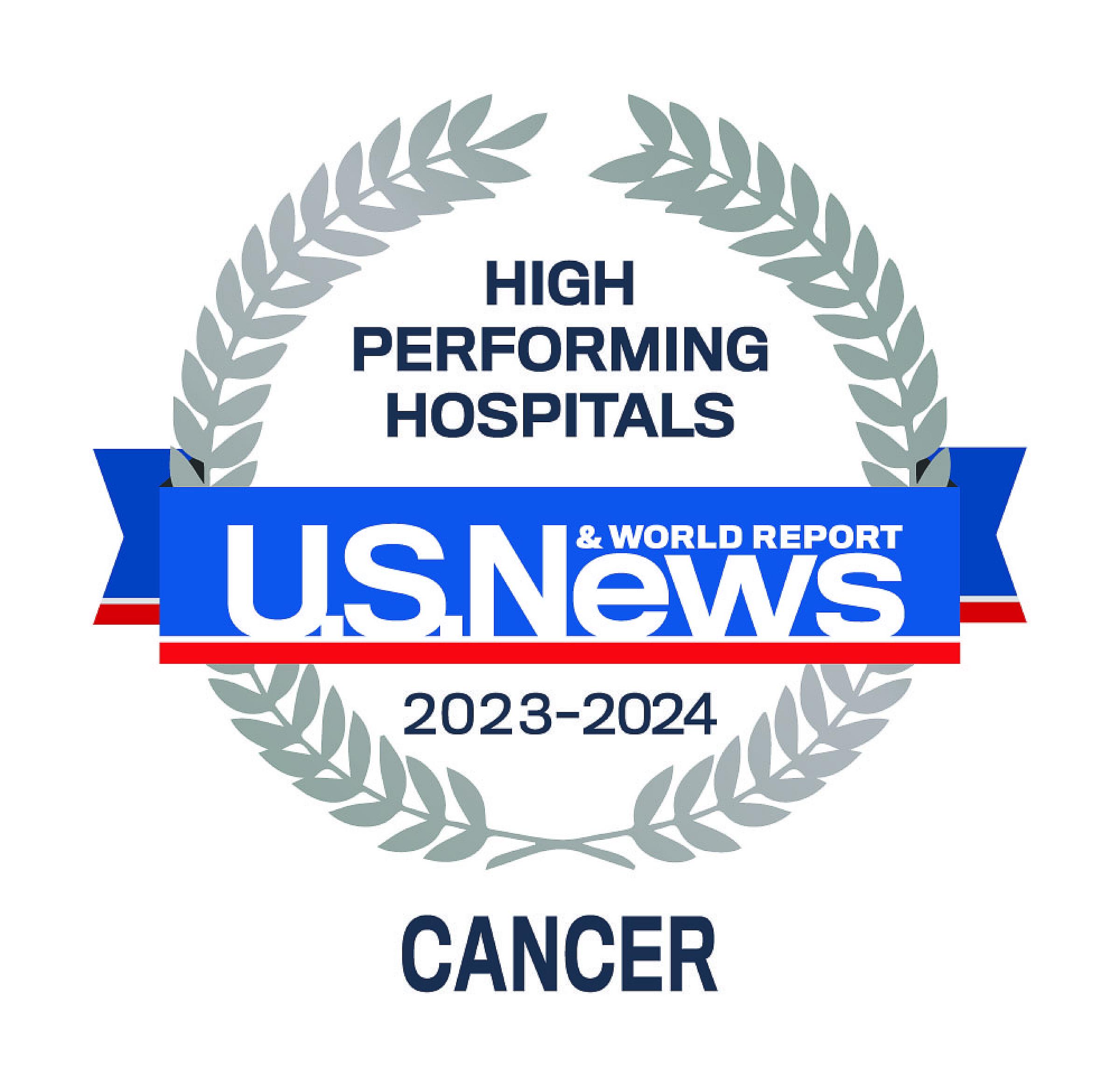 US News 2022-23 High Performing Hospitals Abdominal Aortic Aneurysm Badge