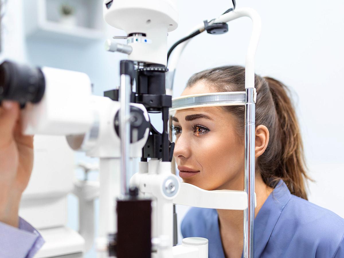 Image of an eye exam.