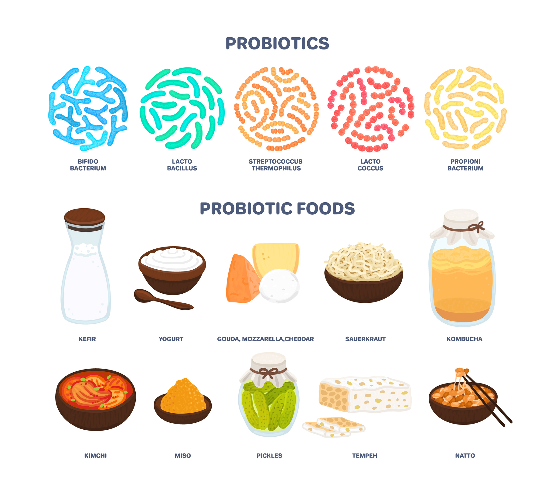 Probiotics and probiotic foods