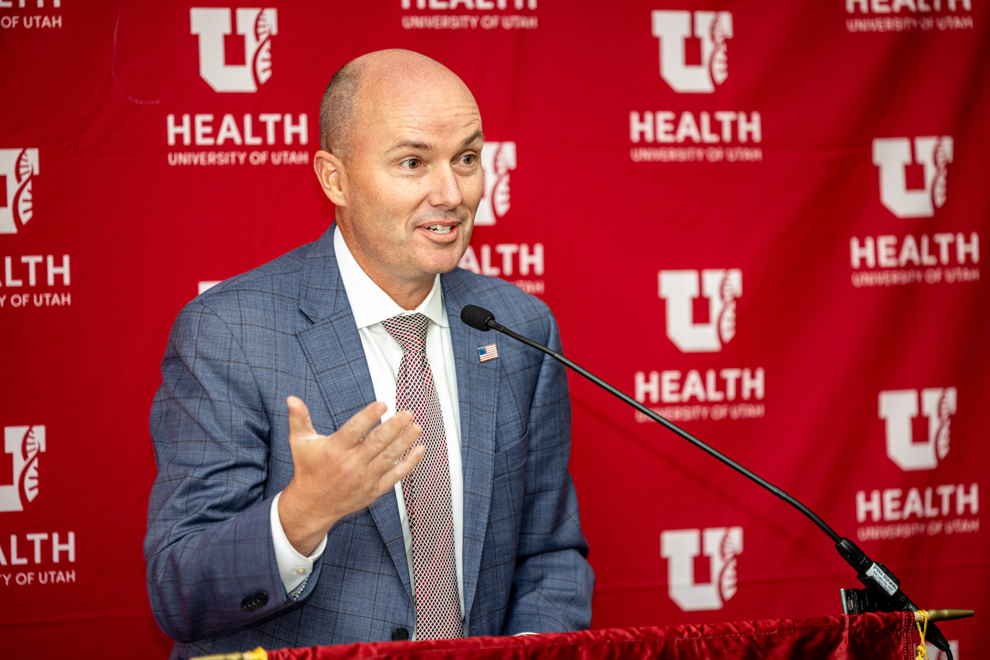 Gov. Spencer Cox joined the Population Health Center opening