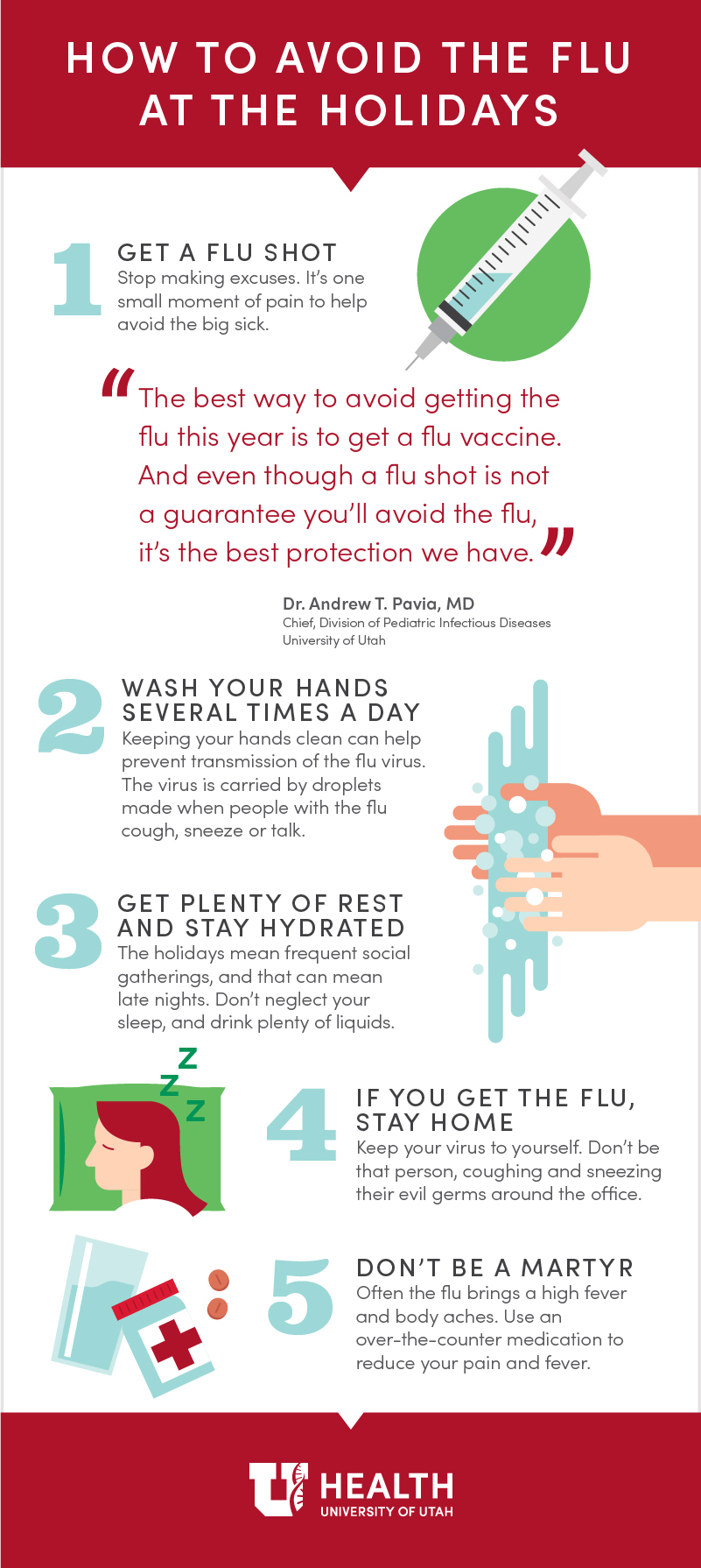 How to avoid the flu during the holidays