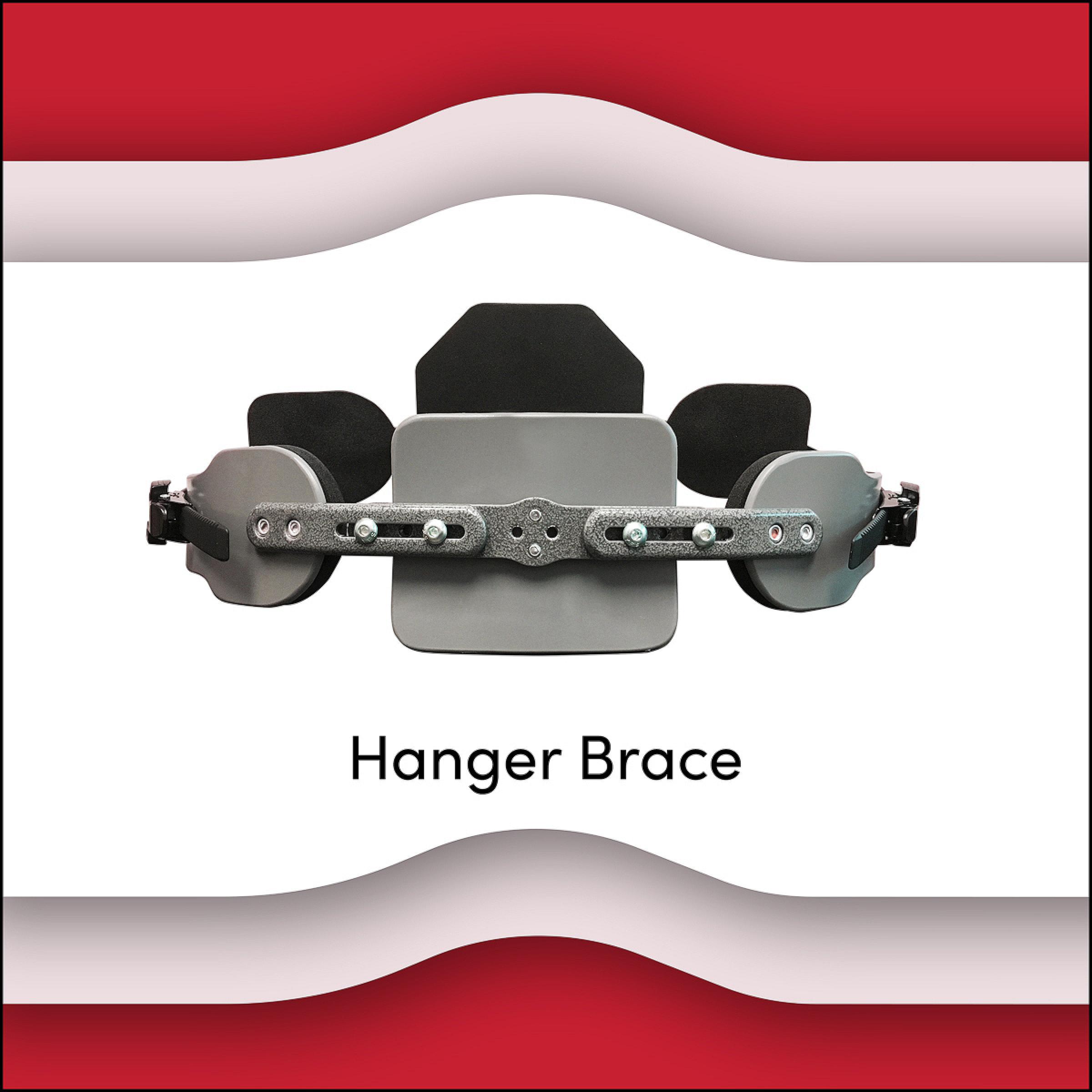 Chest wall deformity, hanger brace illustration