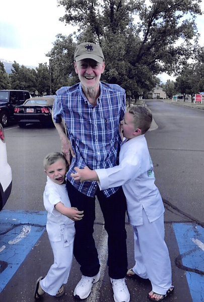 Ben with Becky's grandsons