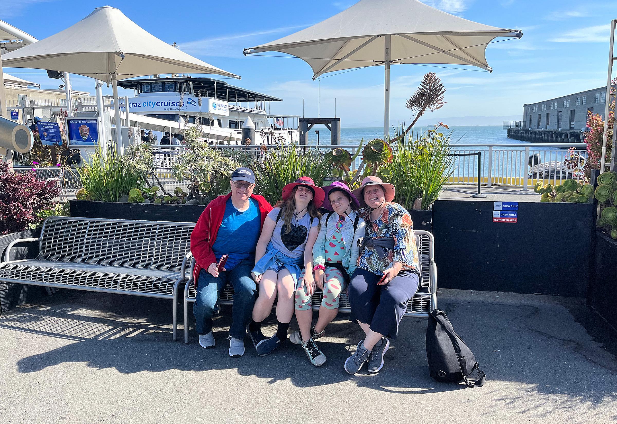 From left: Lewis, Miriam, Lily and Kara, on a recent trip to San Francisco.