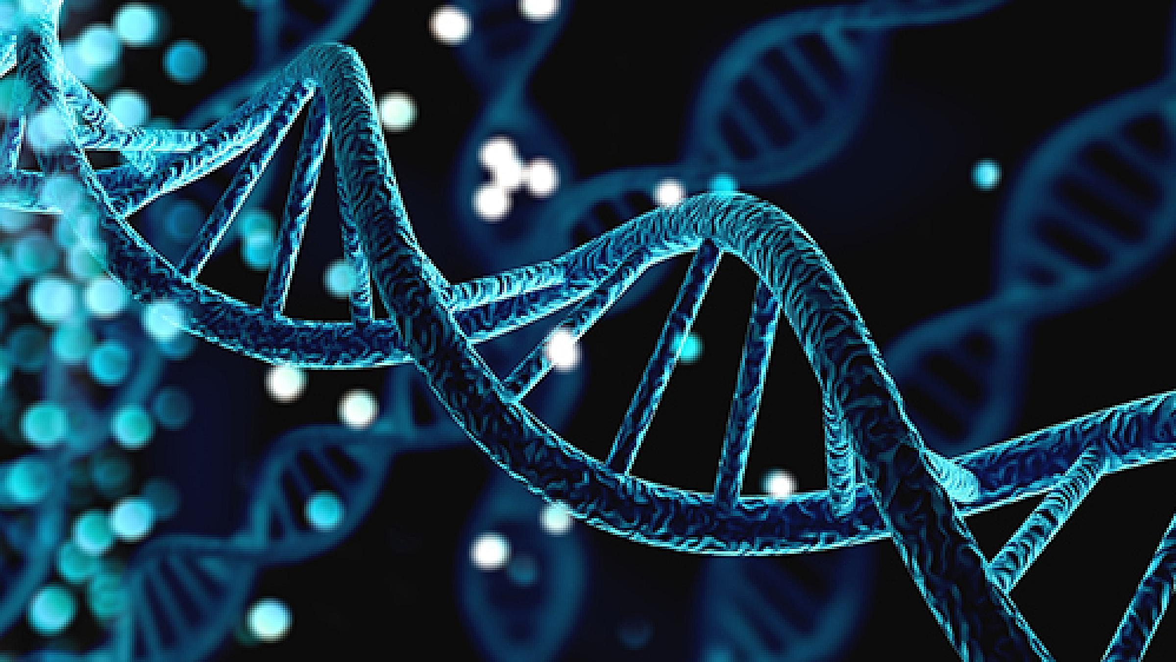 Rendering of DNA strand