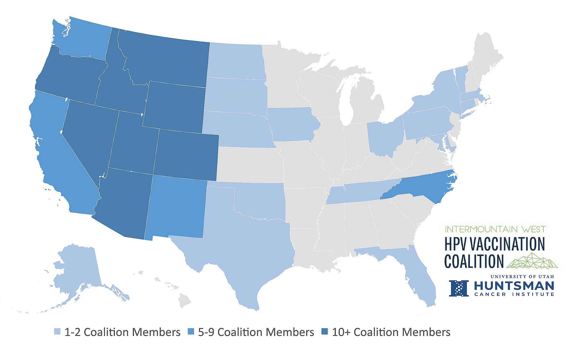 map of coalition members in the US