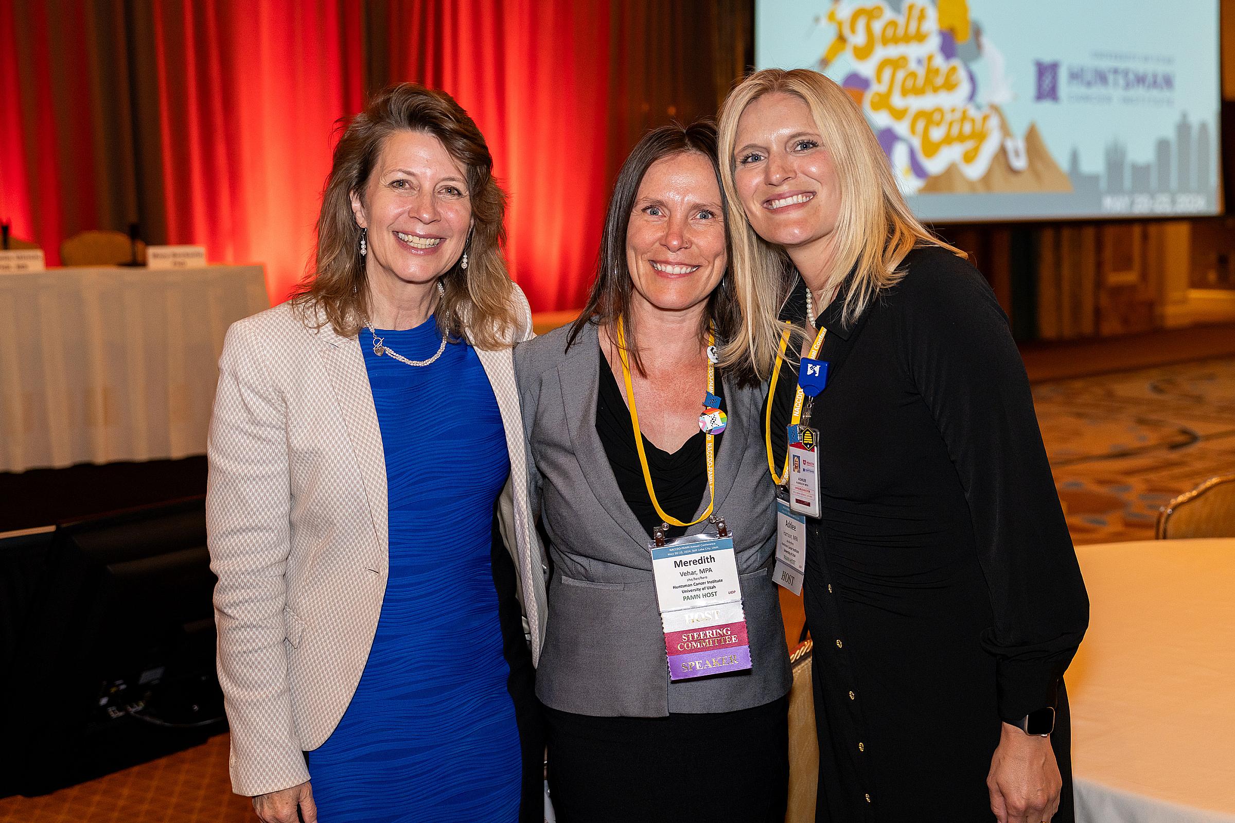 (Left to right) Neli Ulrich, PhD, MS, Meredith Vehar, and Ashlee Harrison