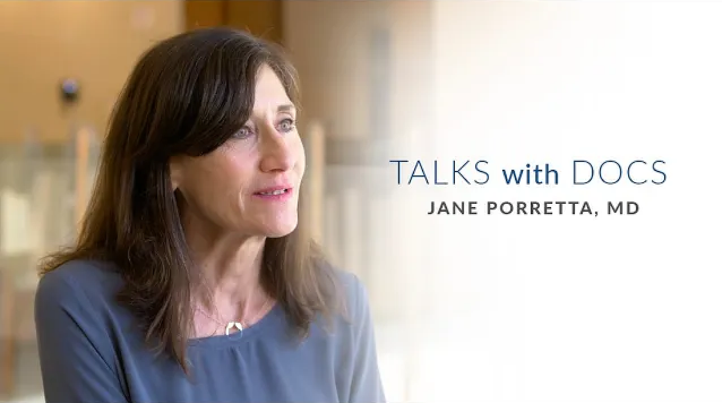 Jane Poretta, Talks with Docs thumbnail