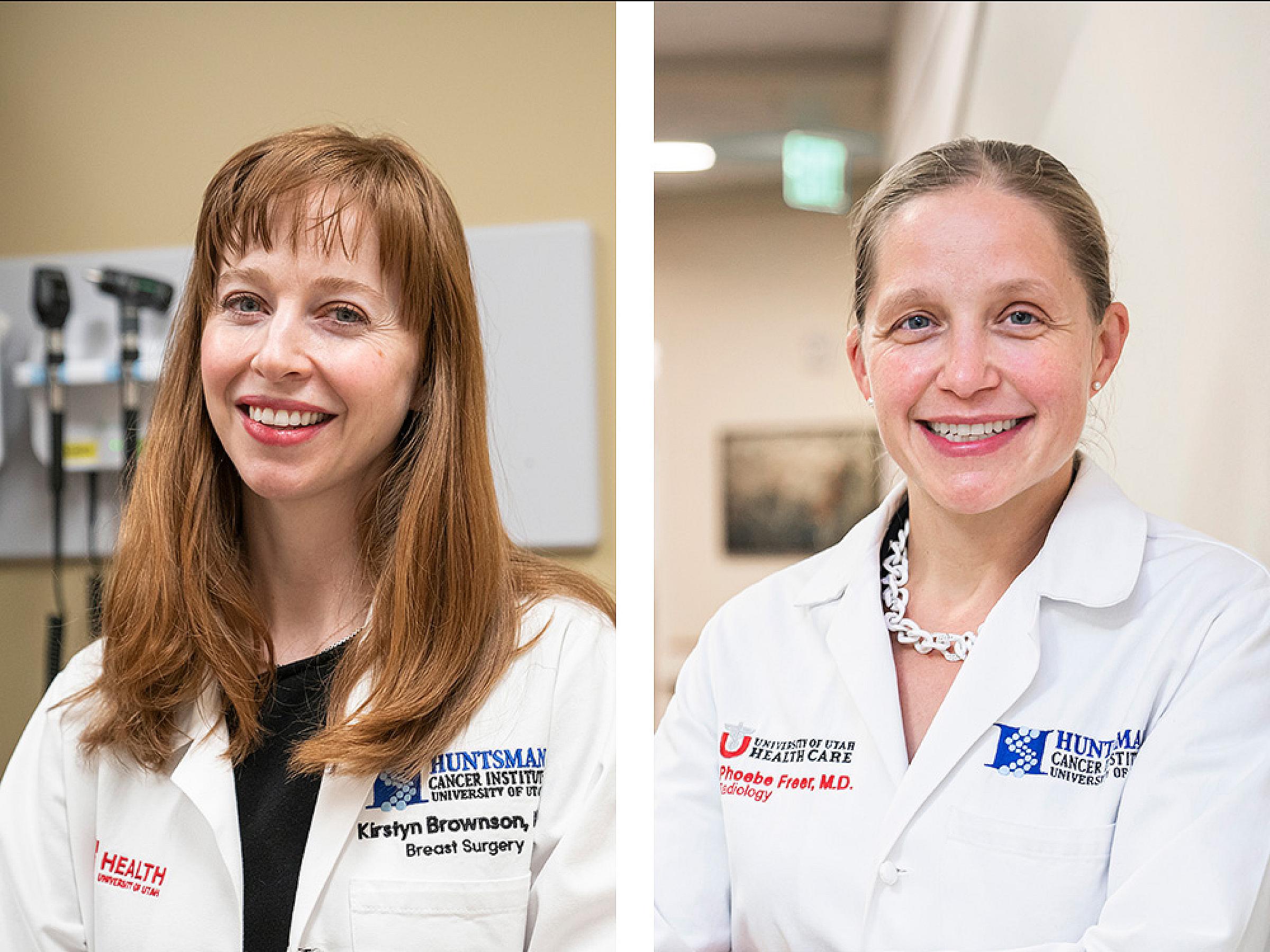 Kirstyn Brownson, MD (left) and Phoebe Freer, MD (right)