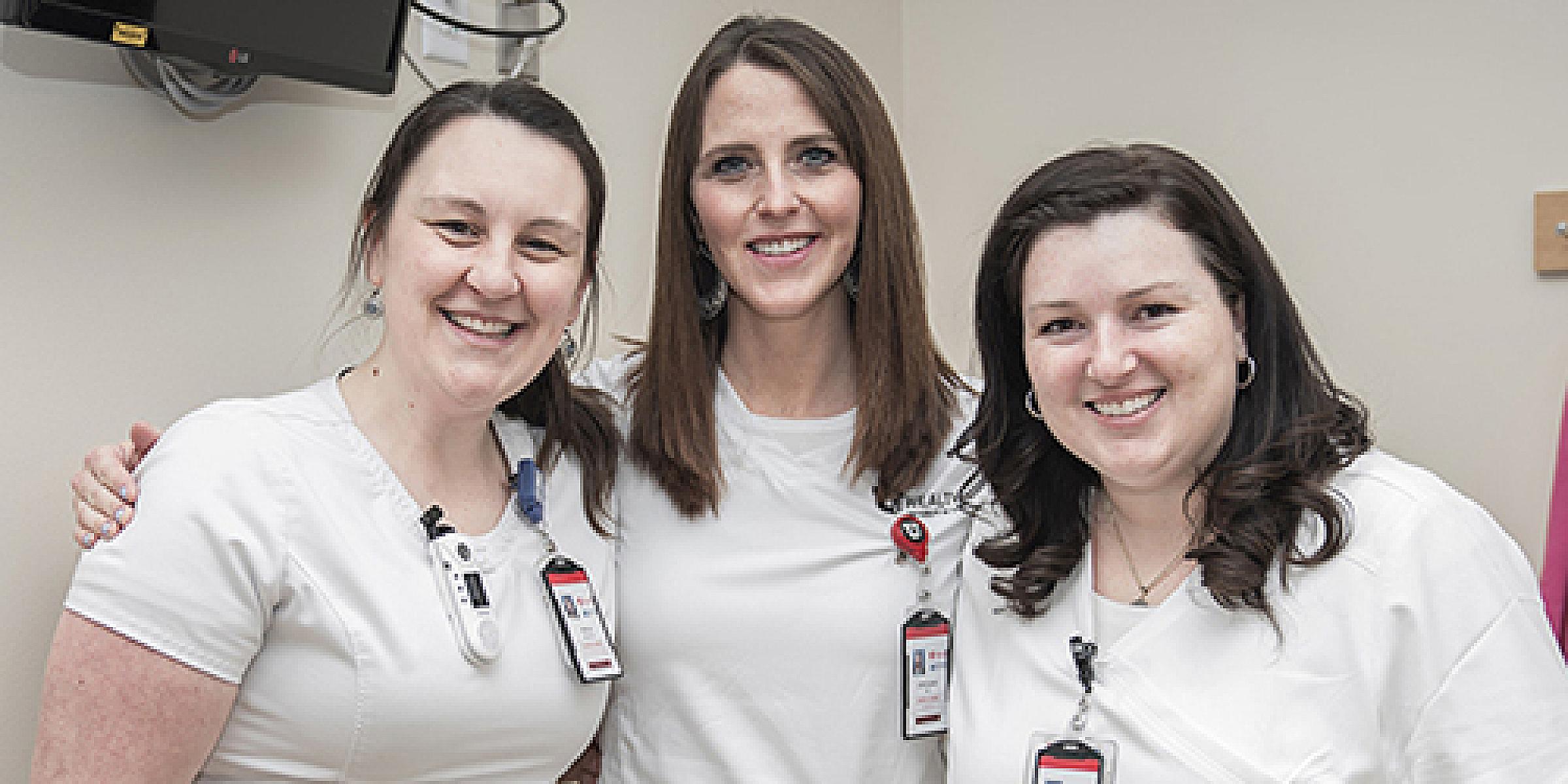 Happy nurses at HCI