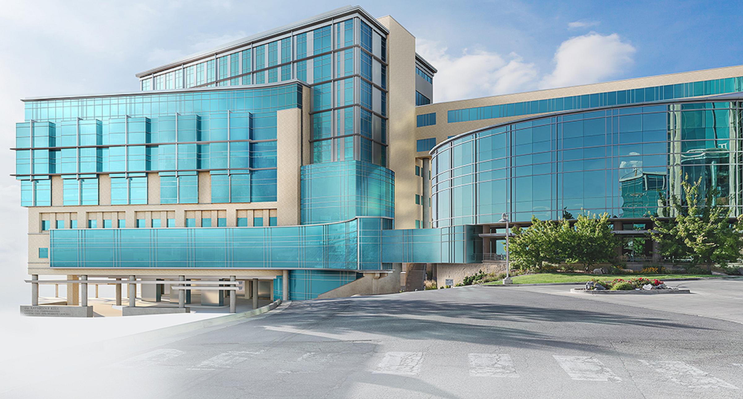 Rendering of The Kathryn F. Kirk Center for Comprehensive Cancer Care and Women’s Cancers