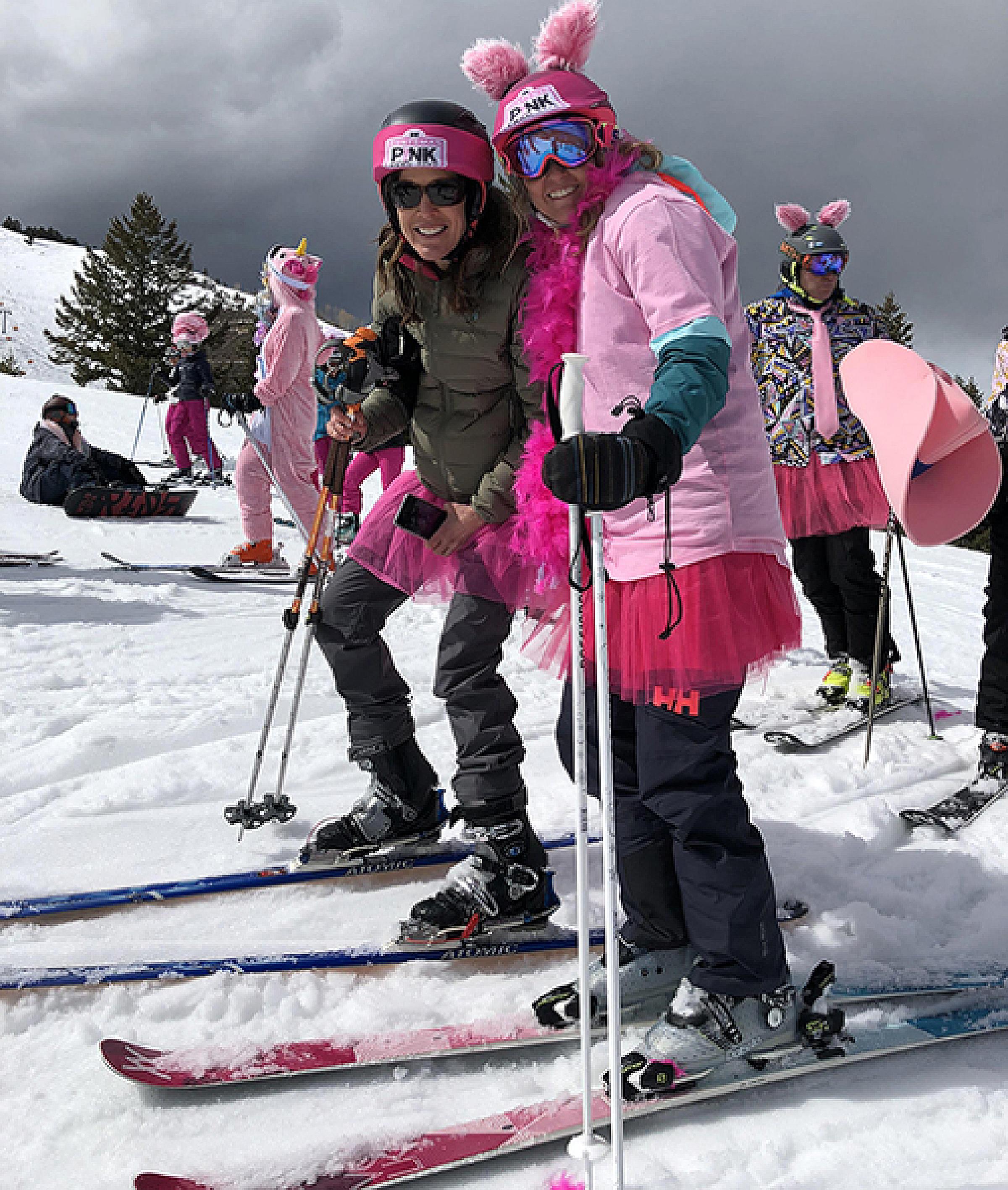 Holly Hagerman and Diane Tanner at Pink Park City