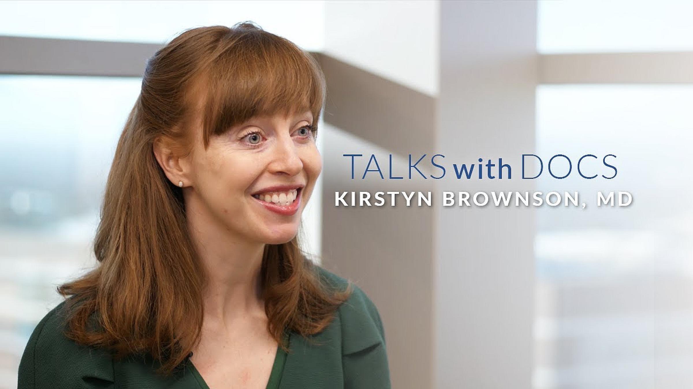 Kirstyn Brownson, talks with docs thumbnail