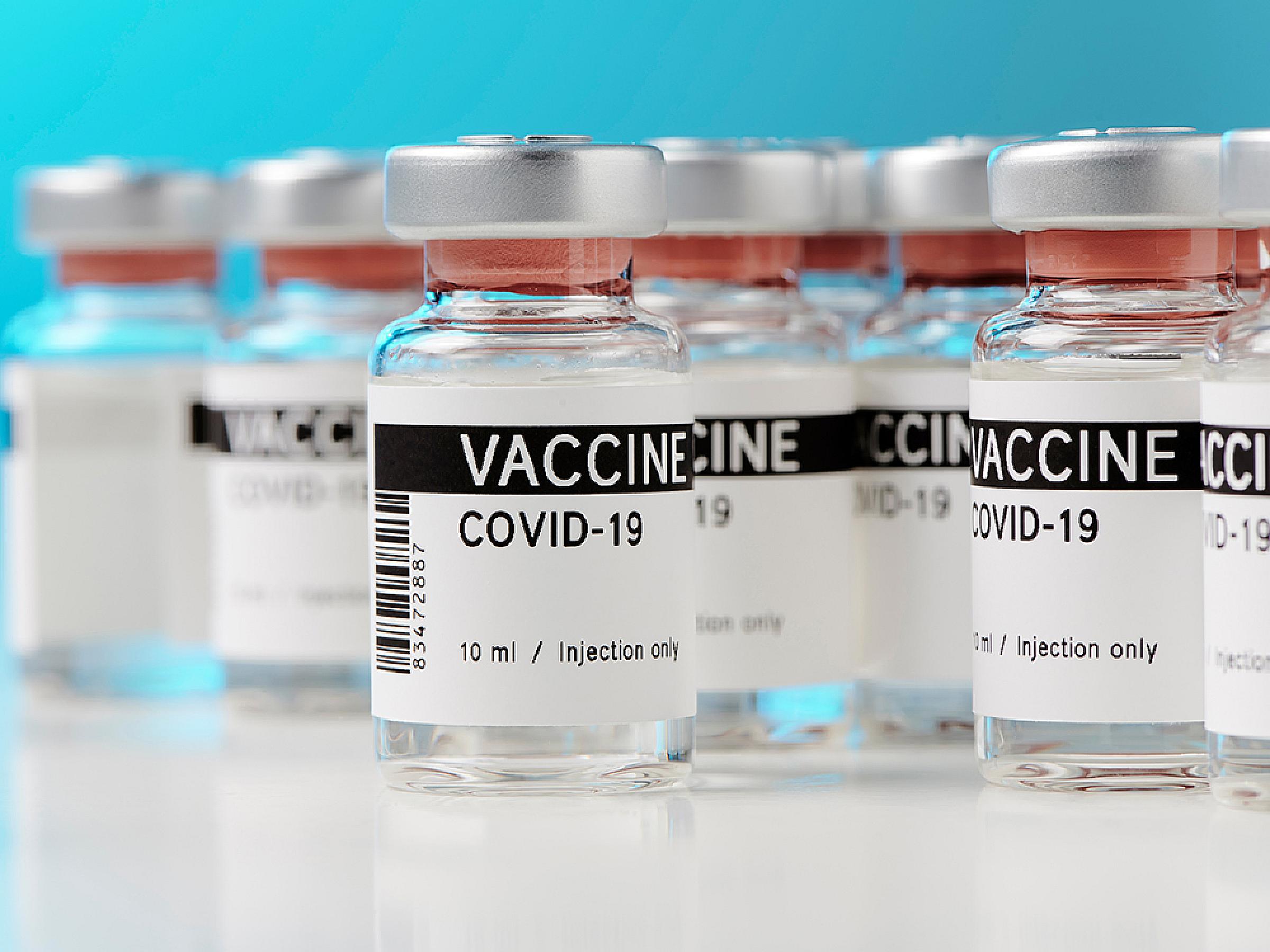 Covid-19 Vaccine Injection Bottles