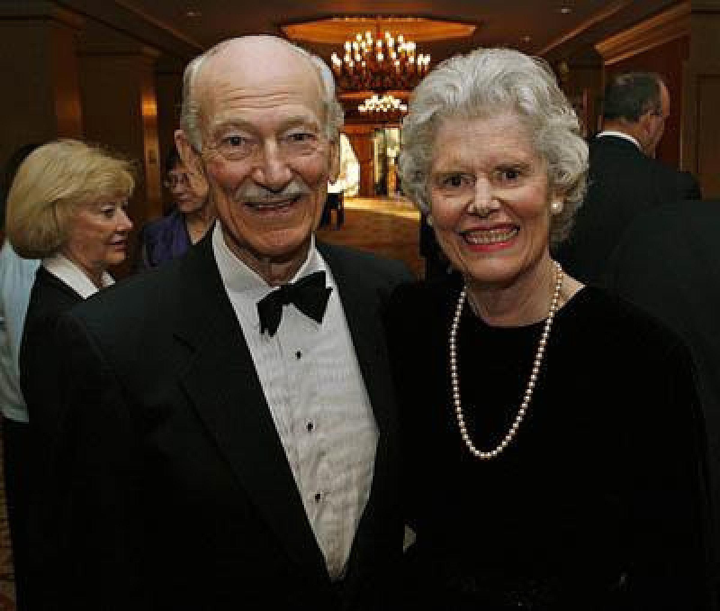 Richard and Carol Fay dressed up at an event