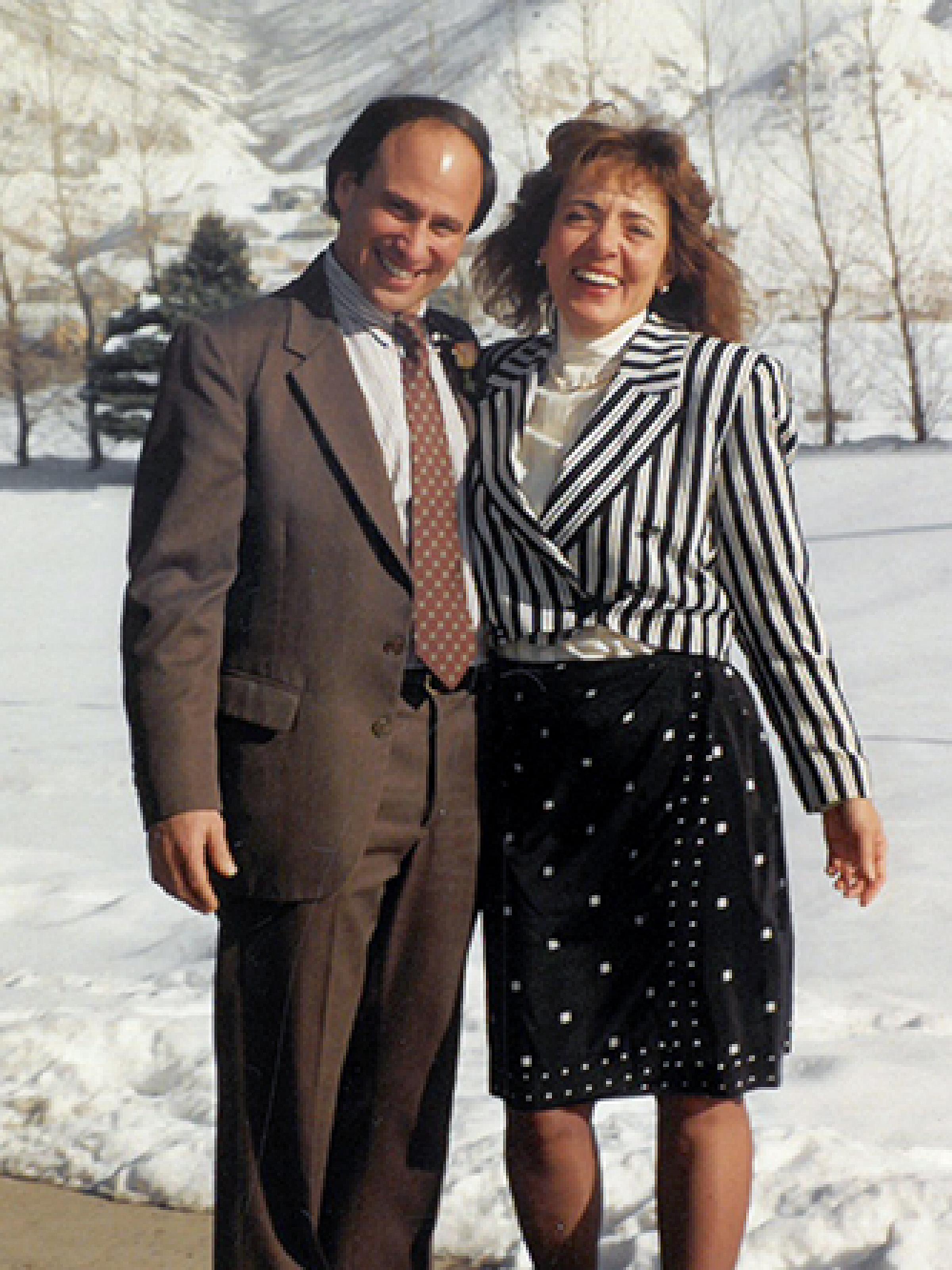 Tommy and Joanne Tanzer Together Outside