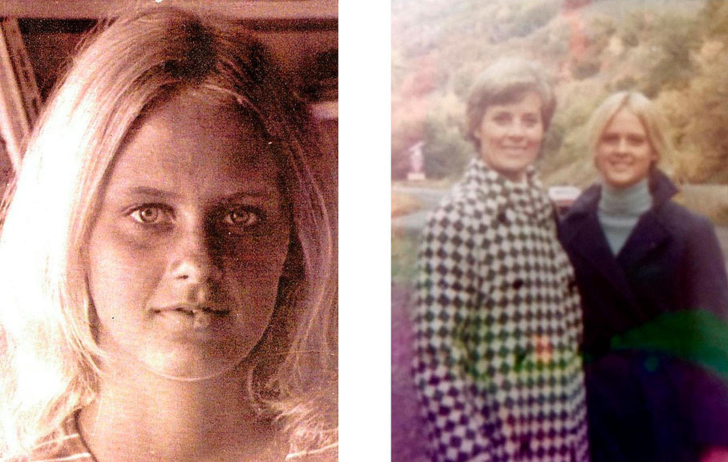 Left: Terri Perine, LaDorna’s youngest daughter who passed away from bone cancer in 1973. Right: LaDorna and Terri at Brigham Young University