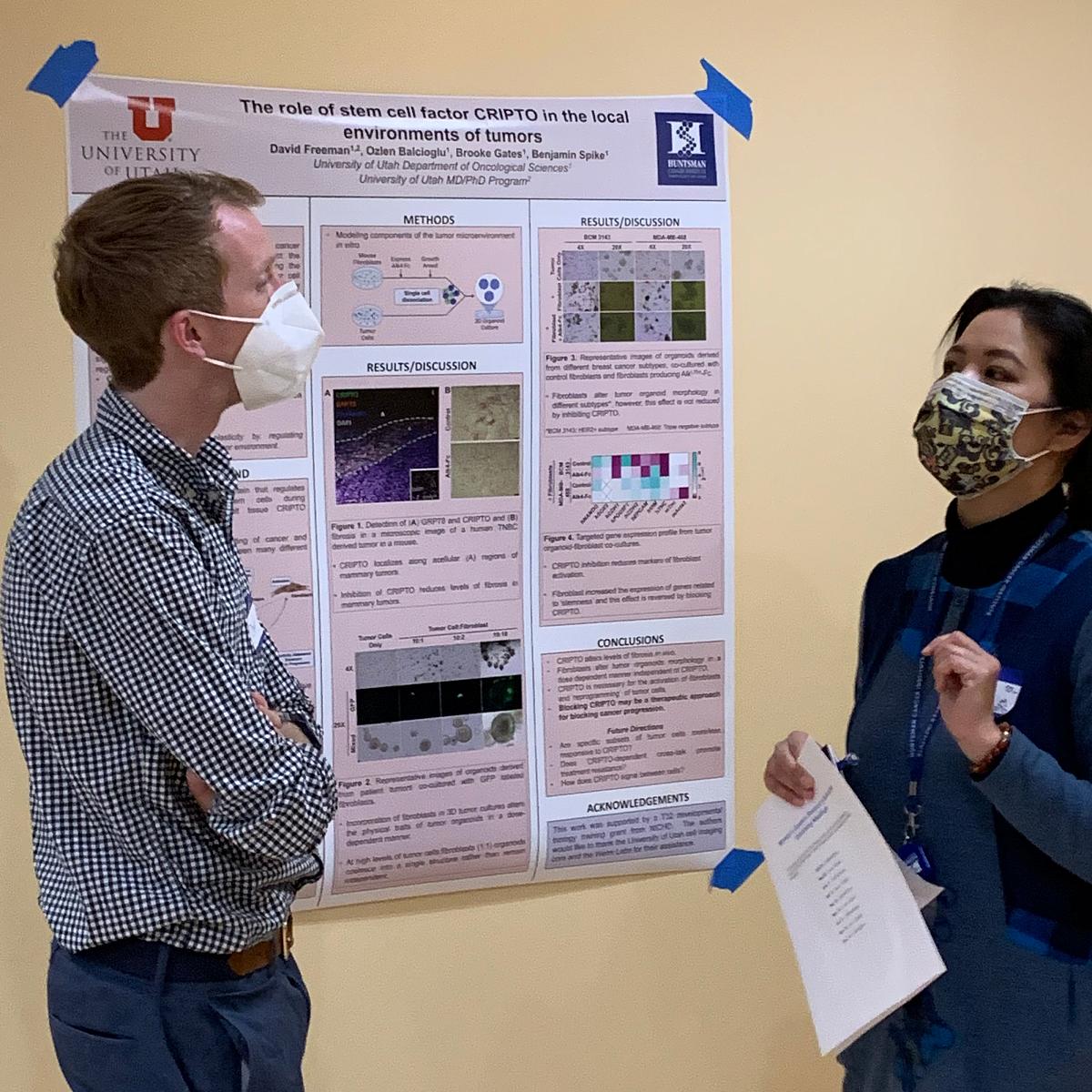 Grad student David Freeman from the Spike Lab participates in the first Project Next Symposium hosted by the BGCRA Committee.