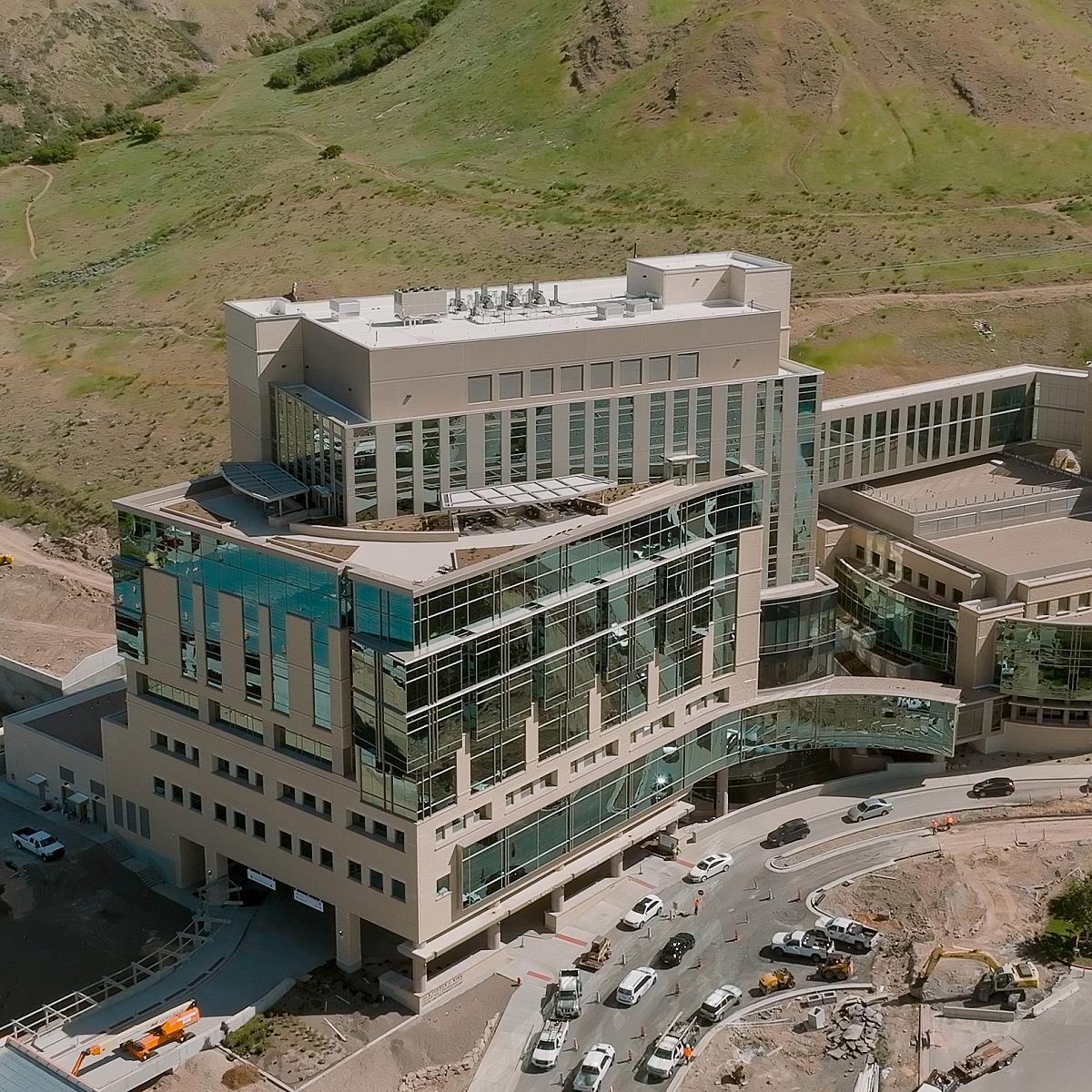 Aerial view of Kathryn F. Kirk Center
