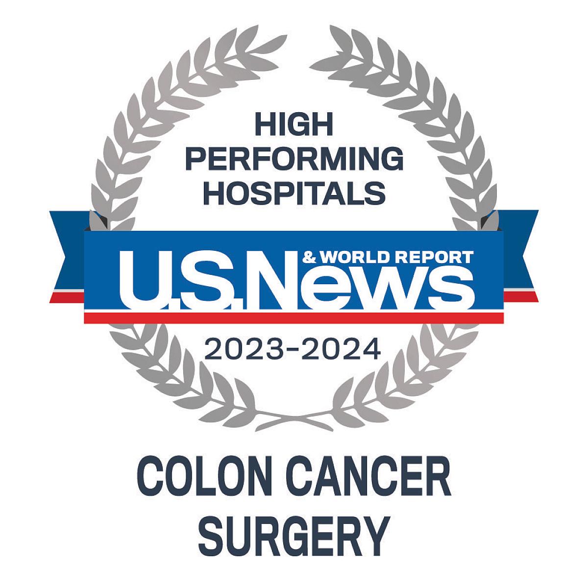 US News High Performing Hospitals - Colon Cancer Surgery