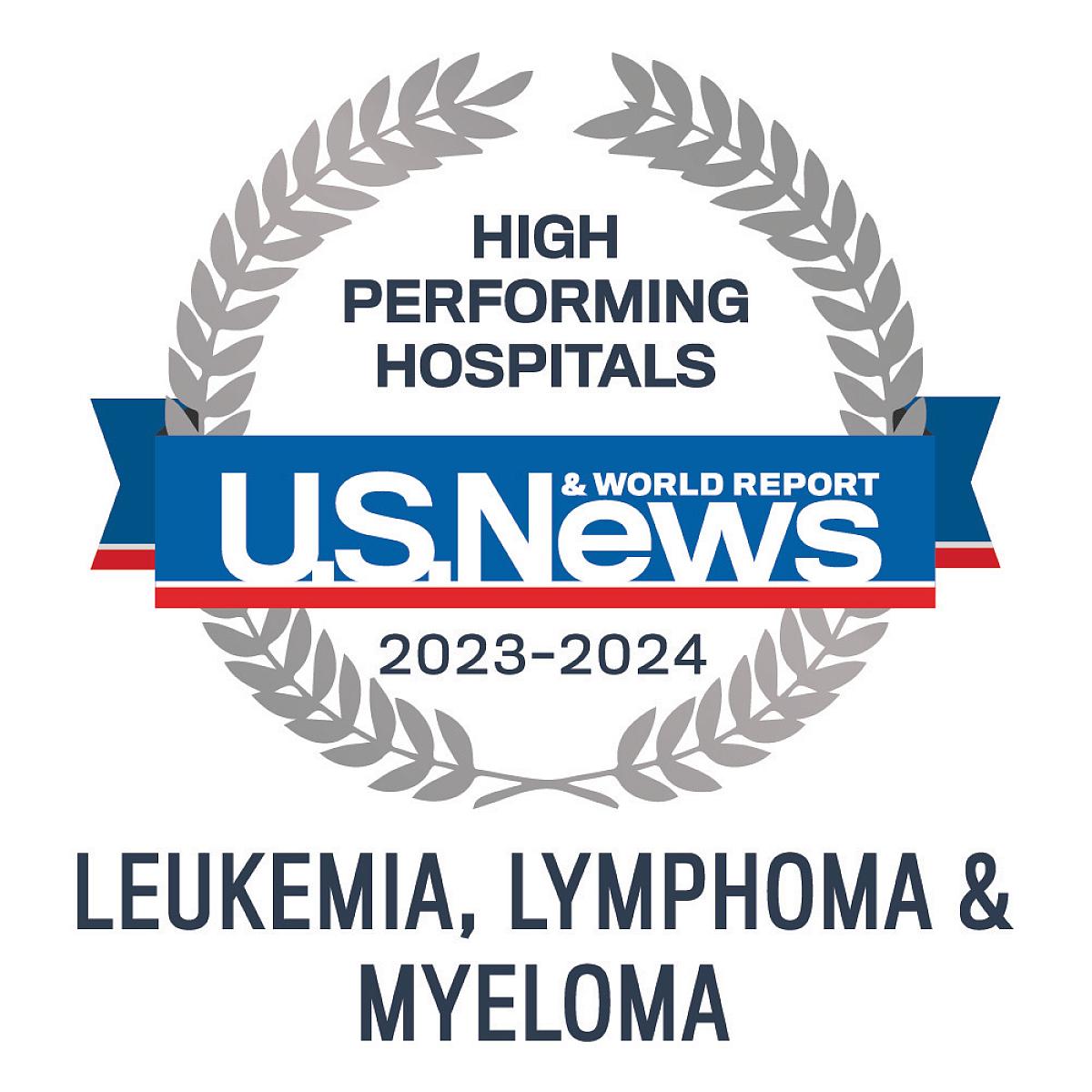 US News High Performing Hospitals - Leukemia, Lymphoma, & Myeloma