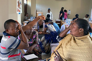 During Moran’s most recent Allied Ophthalmic Training Program trip to Tanzania, 21 nurses learned and honed a range of eye care skills.