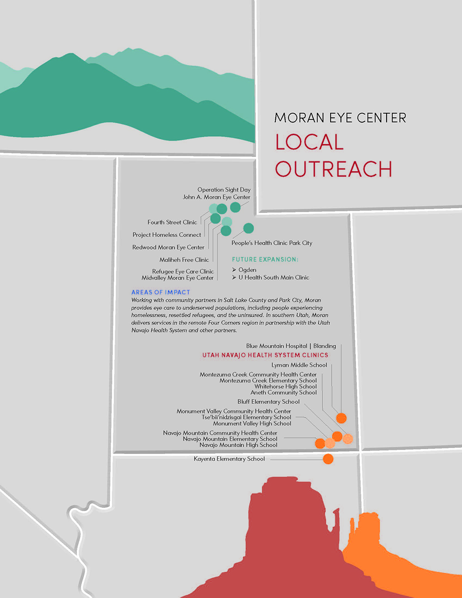 Utah outreach map