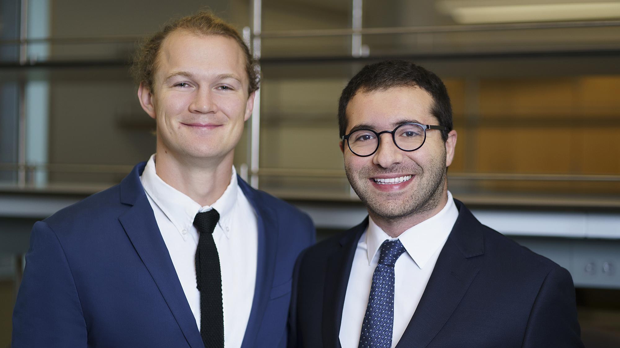 Chase Paulson, MD, left, and Nadim Azar, MD.