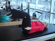 Table top: Pilates core strength position 2