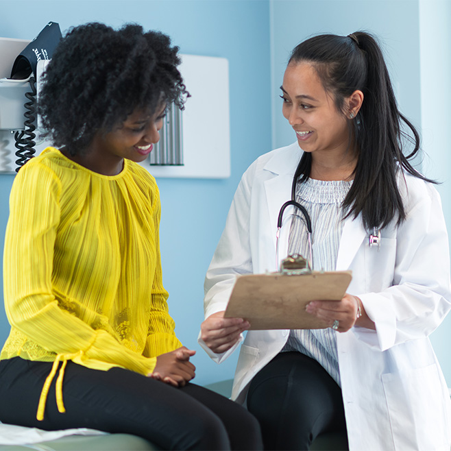 female patient doctor