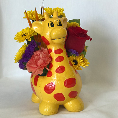 Flowers Giraffe