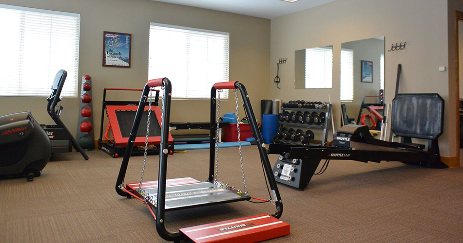 Physical therapy equipment at Alpine Sports Medicine Park City