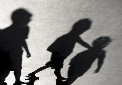 Children Silhouette Shadows