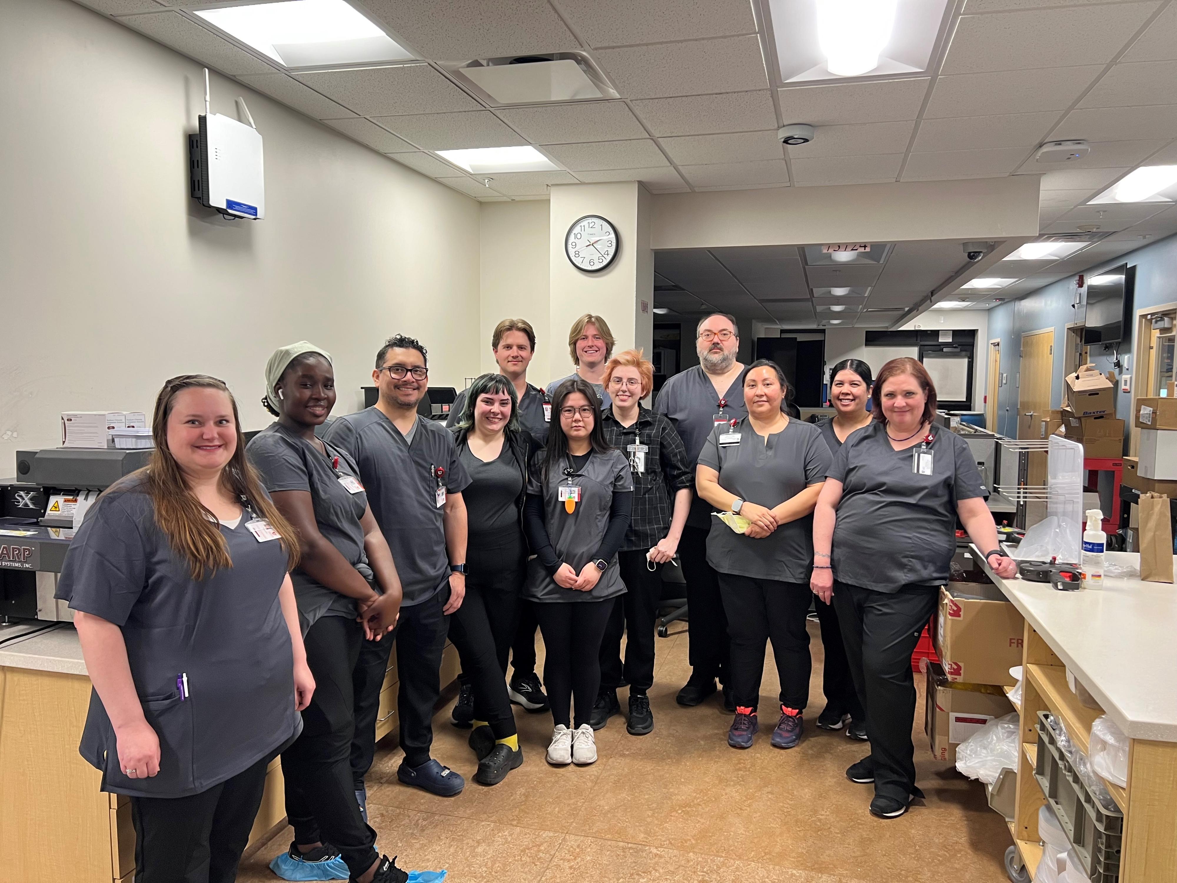 U of U Health pharmacy technicians in training