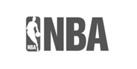 NBA black and white logo