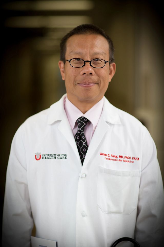 James Fang, MD, wearing a white coat