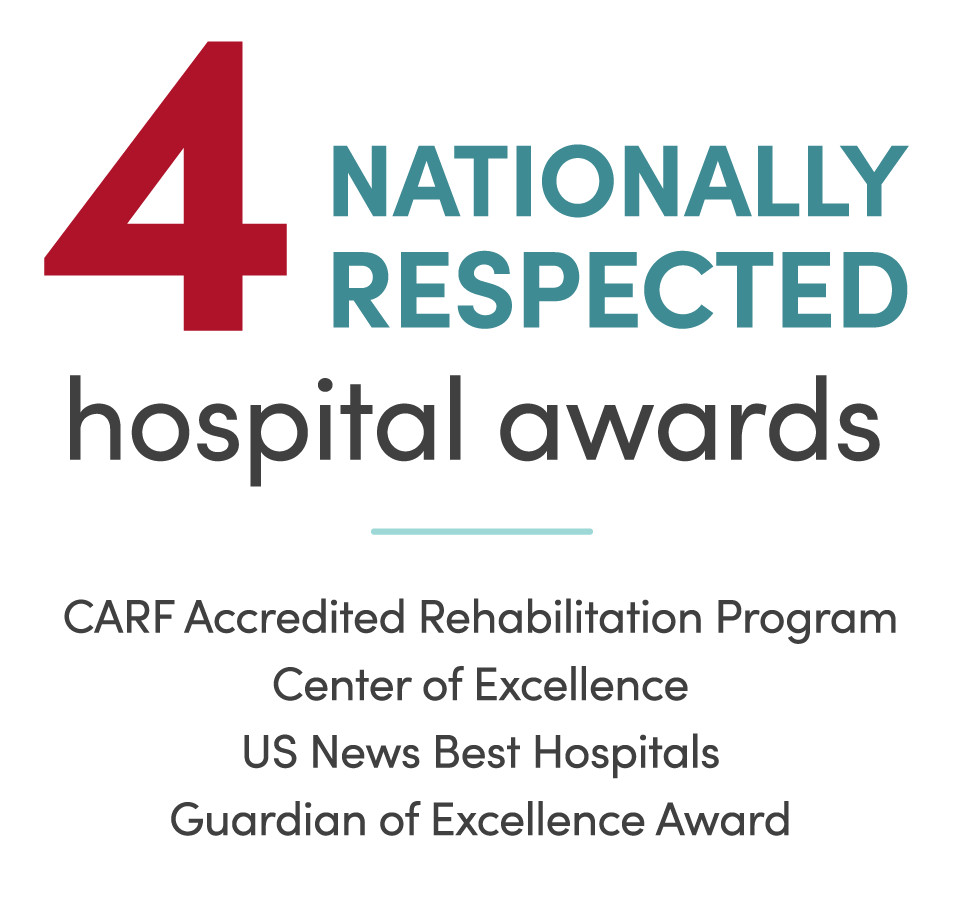 4 nationally respected hospital awards