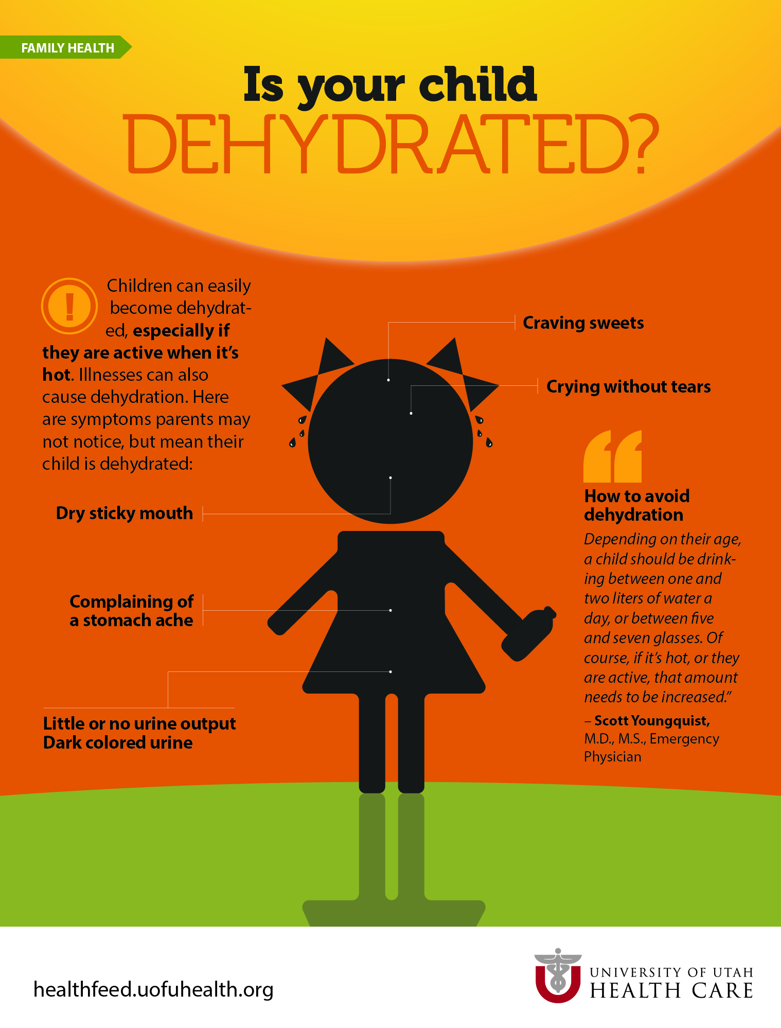 Dehydration Infographic