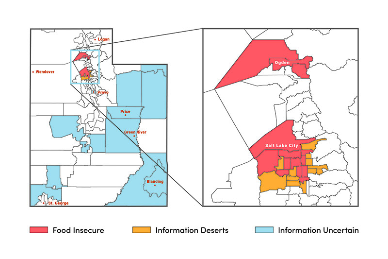 Utah Food Map