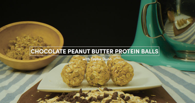 chocolate peanut butter protein balls