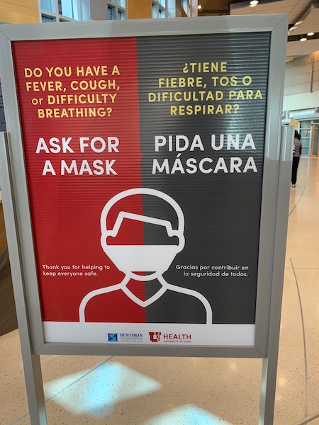 Corona Virus Mask Sign