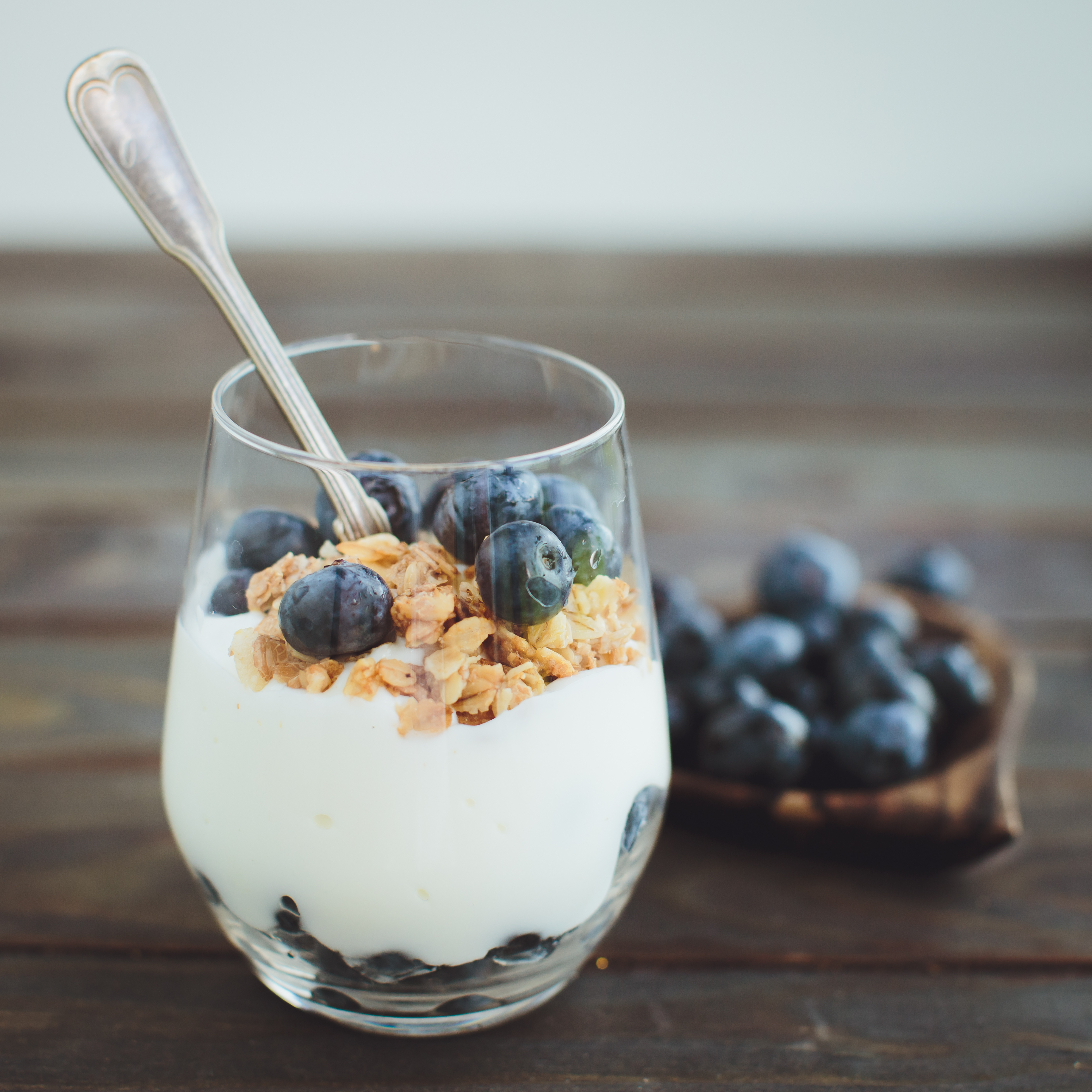 Granola Yogurt with Blueberries
