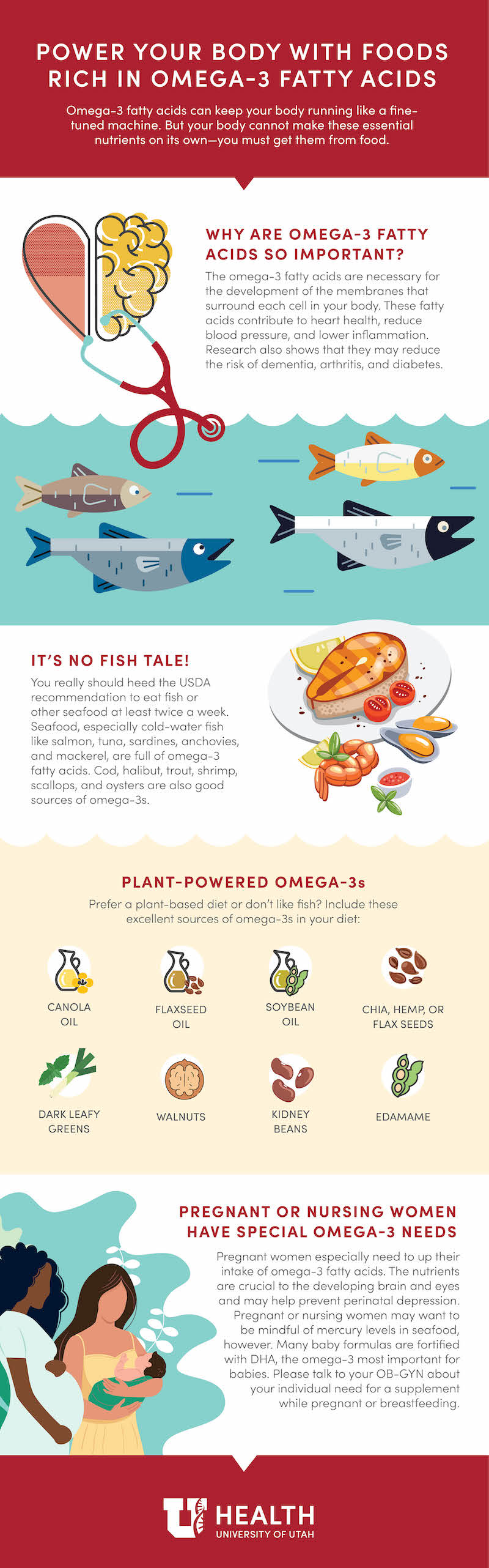 Omega3 Fatty Acids Infographic