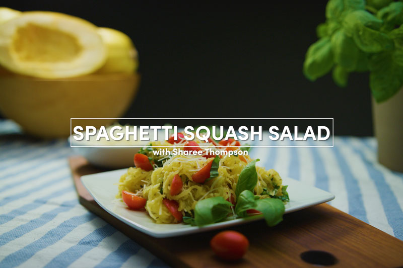 spaghetti squash salad