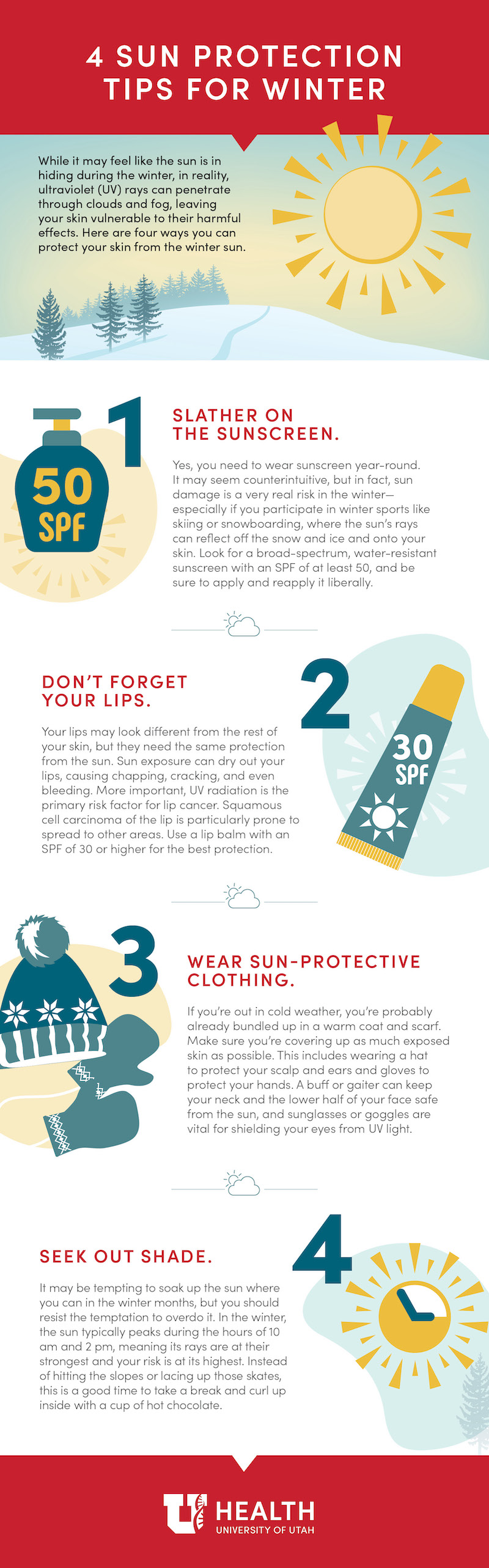 Winter Skin Protection Infographic