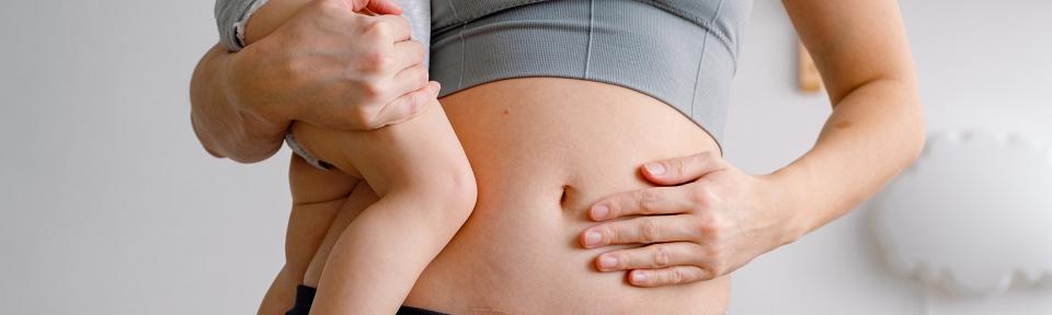 Cómo combatir el abultamiento del vientre tras el embarazo