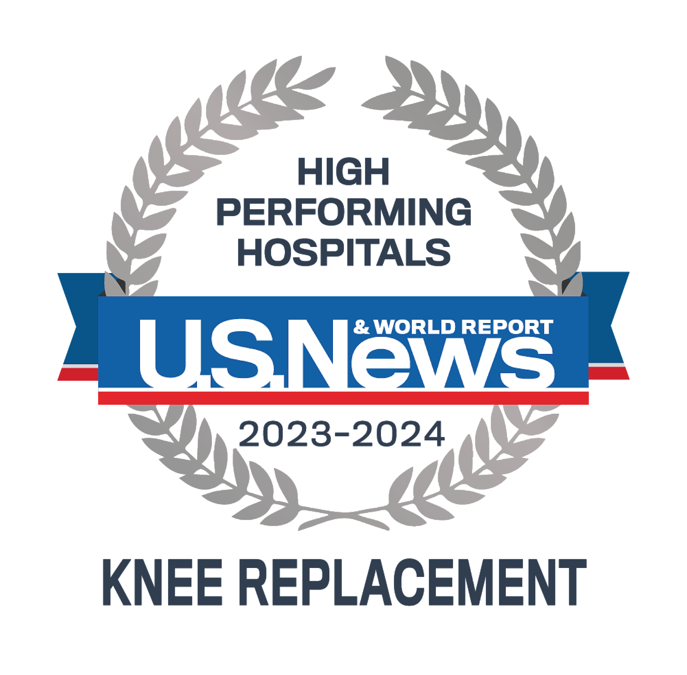 US News & World Report Knee Replacement High Performing Care 2023-2024