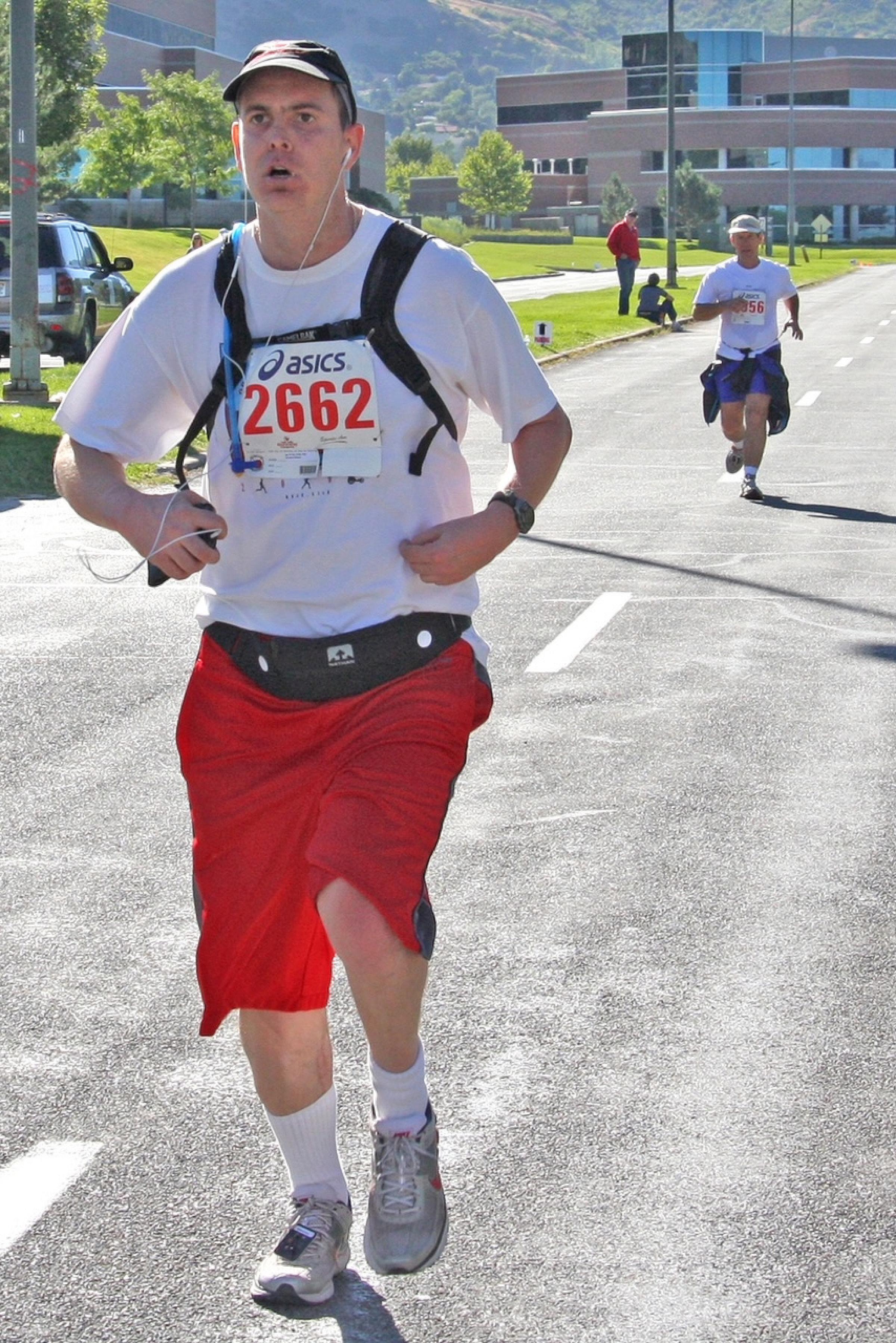 Mike McFarland running a marathon