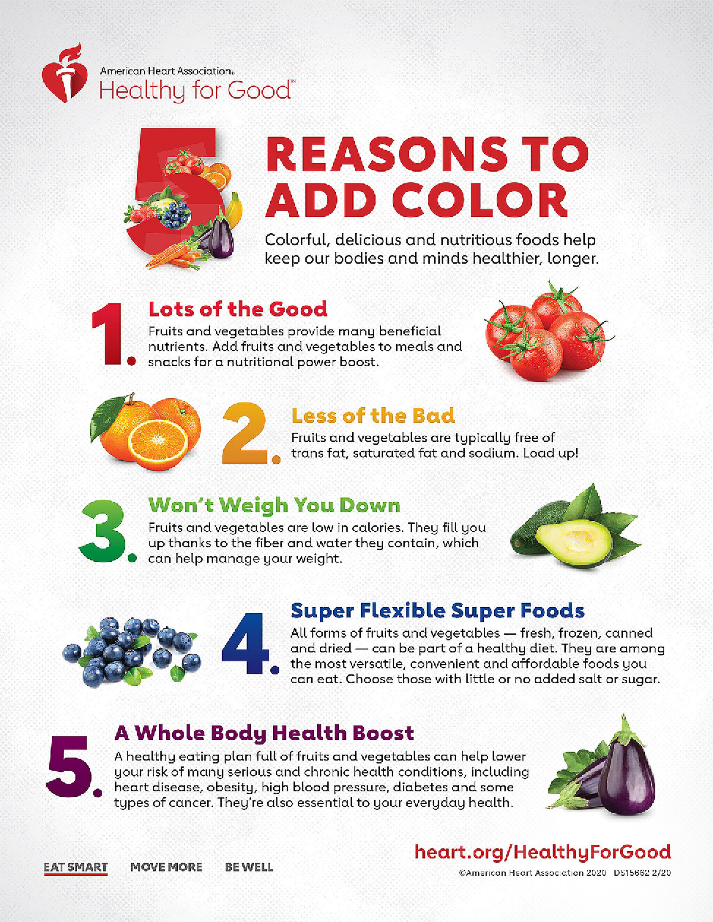 5 reasons to add color infographic