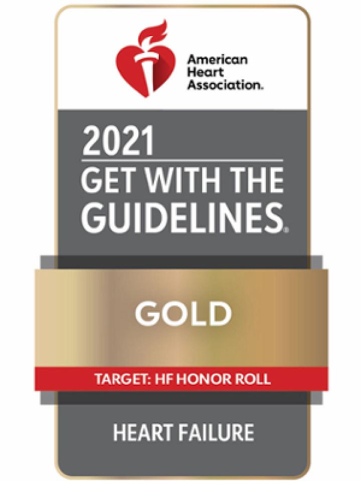 AHA 2021 Get with the Guidelines Heart Failure Badge